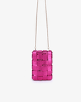 LINDY WOVEN CELLPHONE HI SHINE METALLIC MAGENTA - REMI/REID