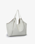 MAZIE TOTE LARGE OFF WHITE - REMI/REID