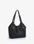 MAZIE TOTE SMALL BLACK - REMI/REID