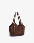 MAZIE TOTE SMALL BROWN - REMI/REID