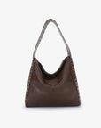 PASCAL SHOULDER STUDDED VEGAN ESPRESSO - REMI/REID