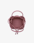 PERRIE BUCKET MINI WOVEN SQUARE BALLET PINK - REMI/REID