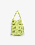 PERRIE BUCKET MINI WOVEN SQUARE CITRUS - REMI/REID