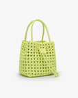 PERRIE BUCKET MINI WOVEN SQUARE CITRUS - REMI/REID