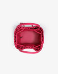PERRIE BUCKET MINI WOVEN SQUARE MAGENTA - REMI/REID