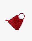 PERRIE BUCKET MINI WOVEN SQUARE RED - REMI/REID