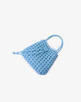 PERRIE BUCKET MINI WOVEN SQUARE SKY BLUE - REMI/REID