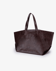 PLAISIR TOTE WAXED XL OXBLOOD - REMI/REID