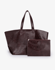PLAISIR TOTE WAXED XL OXBLOOD - REMI/REID