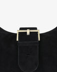 SANA SHOULDER FAUX SUEDE BLACK - REMI/REID