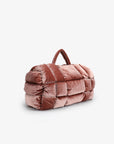 WELBY VELVET PUFFER OVERNIGHTER DARK ROSE - REMI/REID