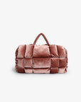 WELBY VELVET PUFFER OVERNIGHTER DARK ROSE - REMI/REID
