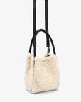 HOLLACE MINI TOTE SHEARLING CREAM - REMI/REID