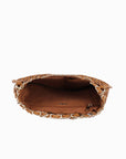 ZOYA STUDDED SHOULDER BROWN - REMI/REID