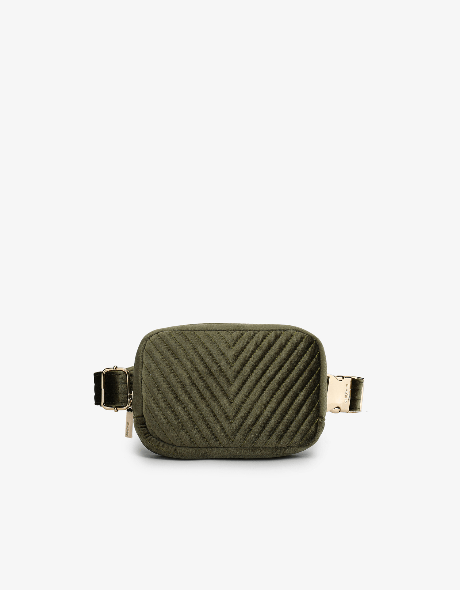 Aerin Velvet Quilted Belt Bag - REMI/REID