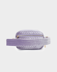 AERIN VELVET QUILTED BELT BAG LAVENDER