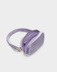 AERIN VELVET QUILTED BELT BAG LAVENDER