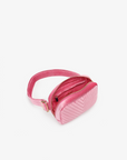 AERIN VELVET QUILTED BELT BAG HOT PINK
