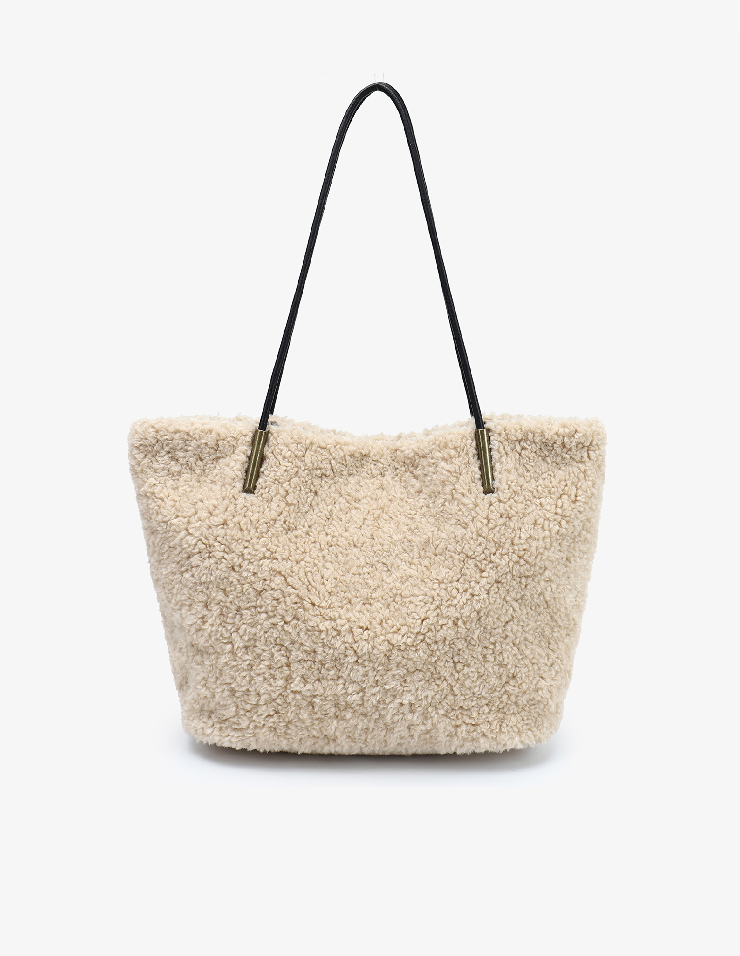 AKIMBO EAST WEST TOTE SHEARLING CREAM
