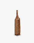 ATALIE BEADED SHOULDER BAG BROWN