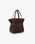 BLYTHE MINI FAUX SUEDE CHOCOLATE