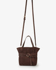 BLYTHE MINI FAUX SUEDE CHOCOLATE