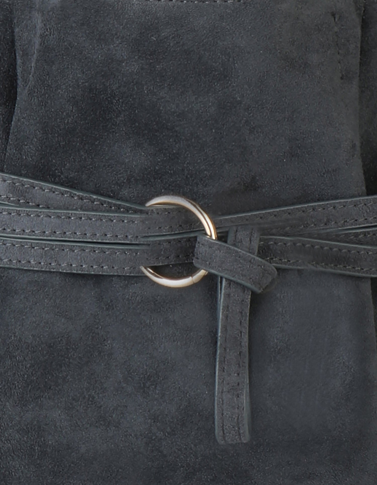 BLYTHE MINI FAUX SUEDE SLATE