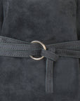 BLYTHE MINI FAUX SUEDE SLATE