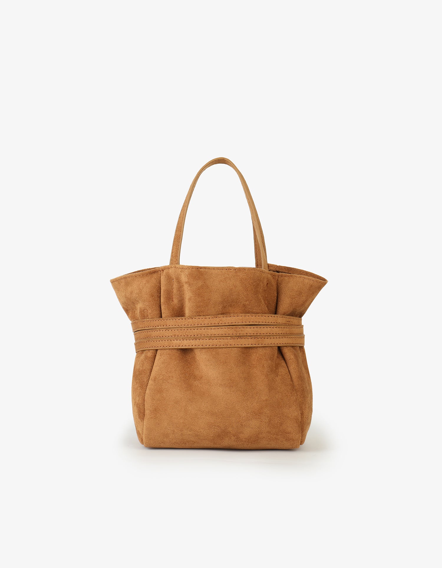 BLYTHE MINI FAUX SUEDE CAMEL