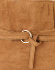 BLYTHE MINI FAUX SUEDE CAMEL