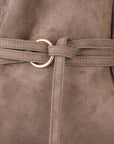 BLYTHE MINI FAUX SUEDE TAUPE