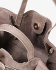 BLYTHE MINI FAUX SUEDE TAUPE