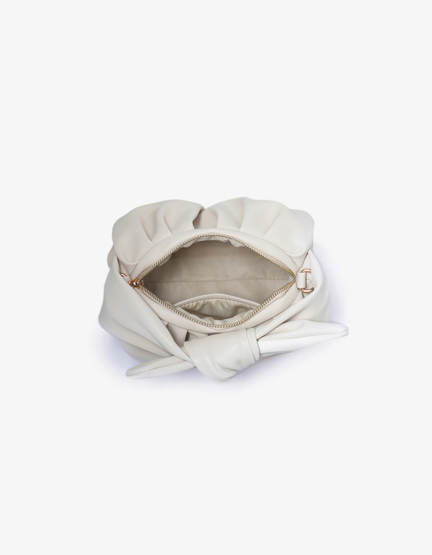DARYLETTE BOW BAG CREAM