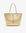 Reversible metallic gold vegan leather tote bag by Remi and Reid