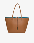 DEPARTURE TOTE CAMEL/TEAL