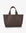 Front of brown leather handbag with front pocket_Remi and Reid