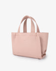 Pink mini tote bag with front pocket_Remi and Reid