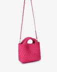 EVERLEIGH WOVEN MINI TOTE MAGENTA