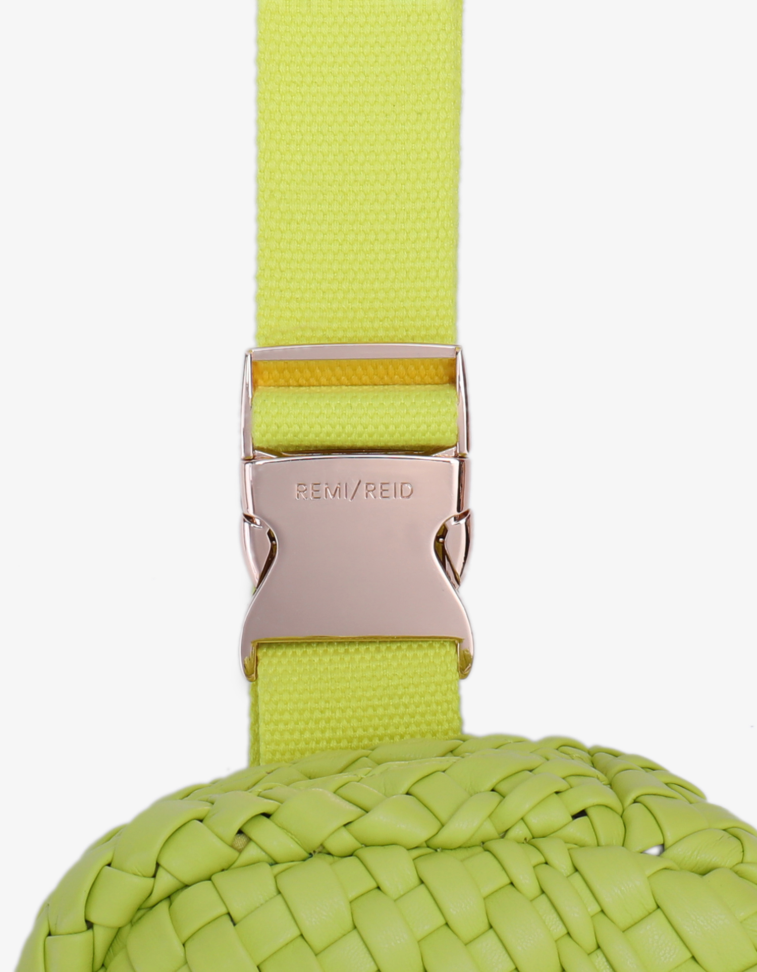 EVERLEIGH WOVEN BELT BAG CHARTREUSE