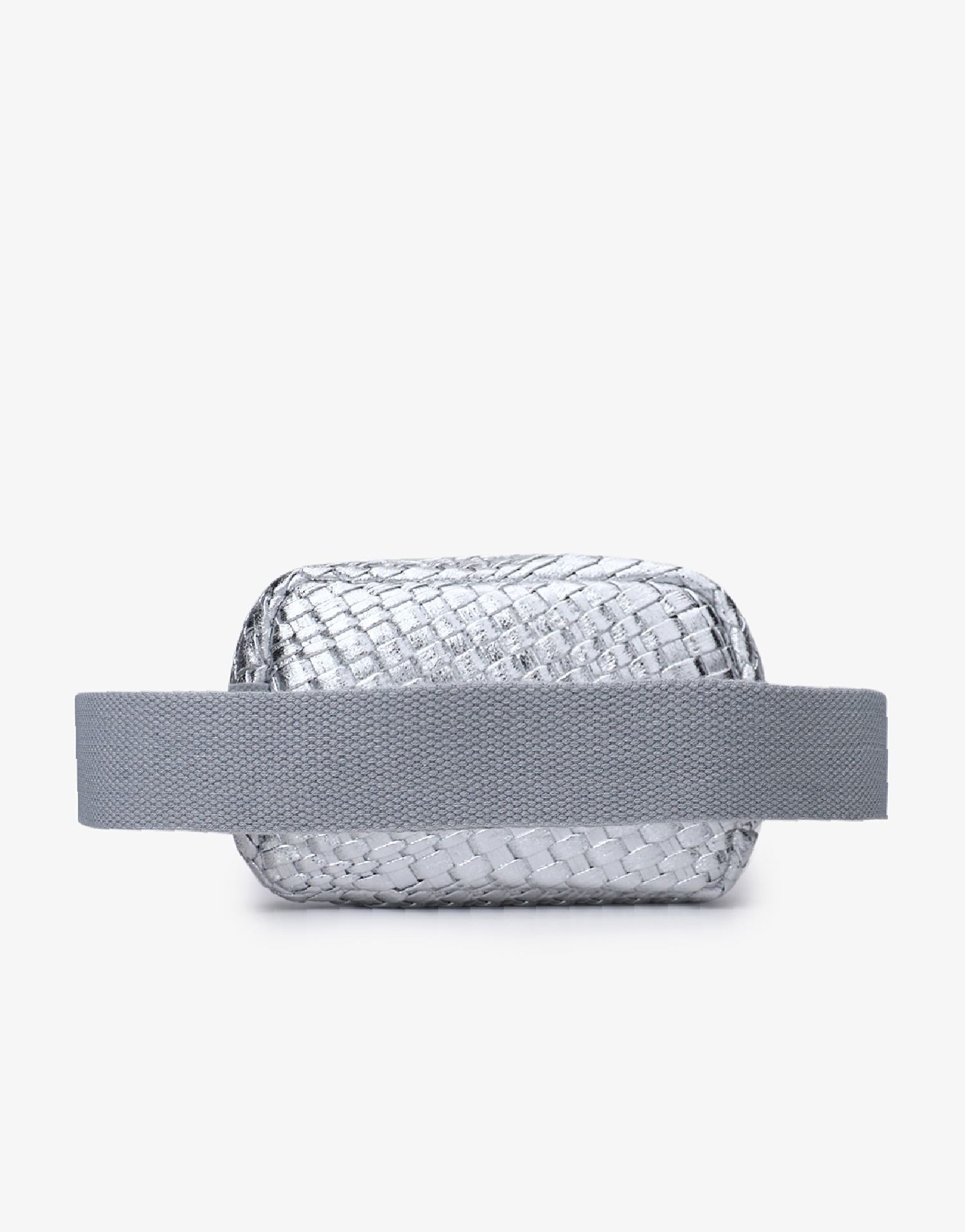 EVERLEIGH WOVEN BELT BAG SILVER