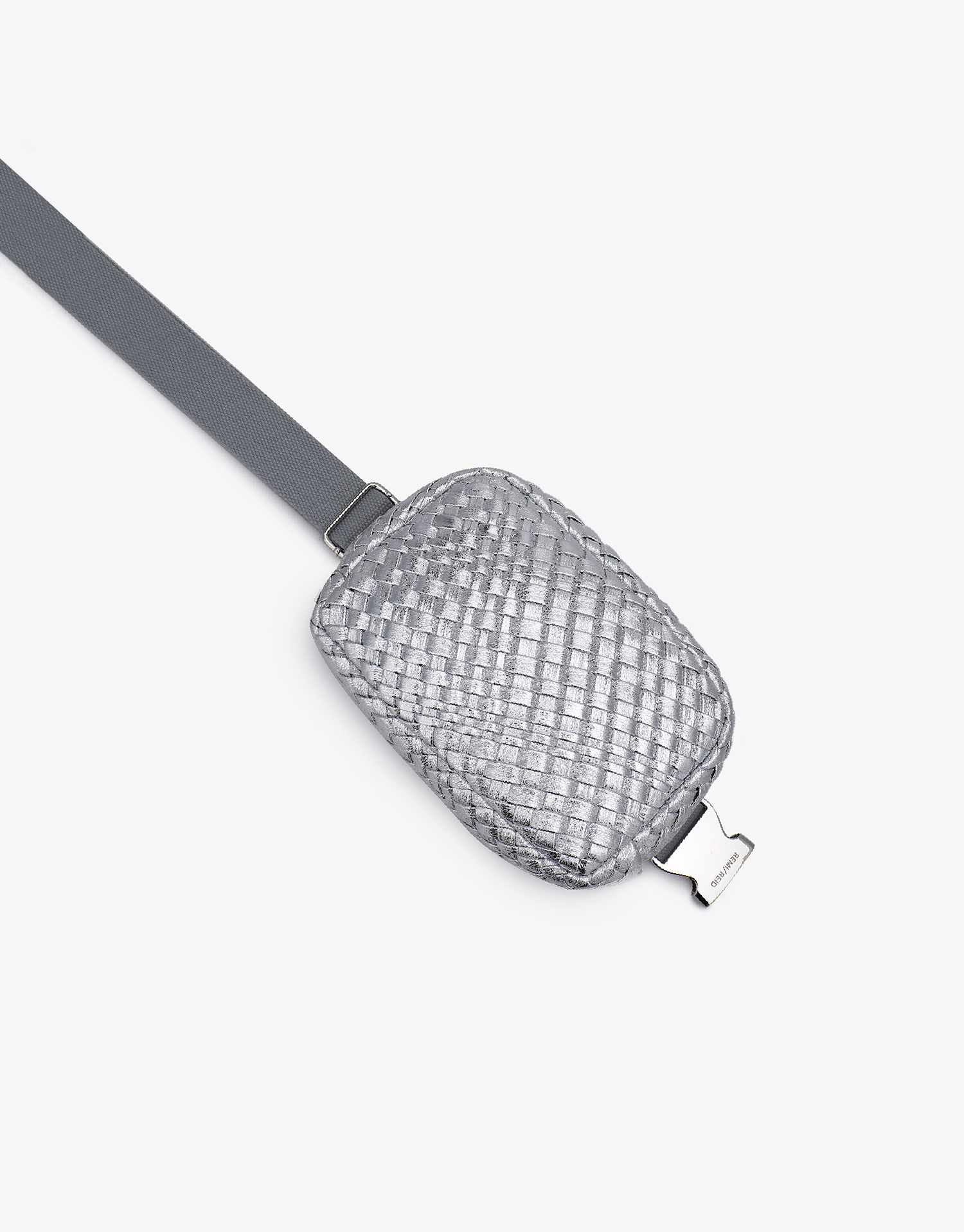 EVERLEIGH WOVEN BELT BAG SILVER