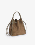FALLON MINI FAUX SUEDE OLIVE