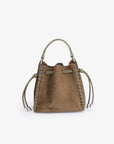 FALLON MINI FAUX SUEDE OLIVE