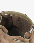 FALLON MINI FAUX SUEDE OLIVE