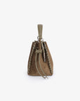 FALLON MINI FAUX SUEDE OLIVE
