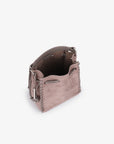 FALLON MINI FAUX SUEDE TAUPE