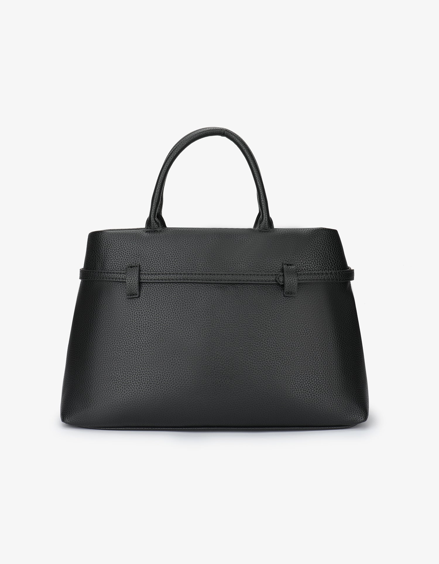 Black handbag strap detail back view_Remi and Reid