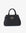 Black handbag with buckle detailing_Remi and Reid