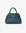 Teal handbag with a gold buckle_Remi and Reid