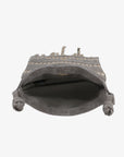 GUILHERME STUDDED FRINGE SMALL TAUPE